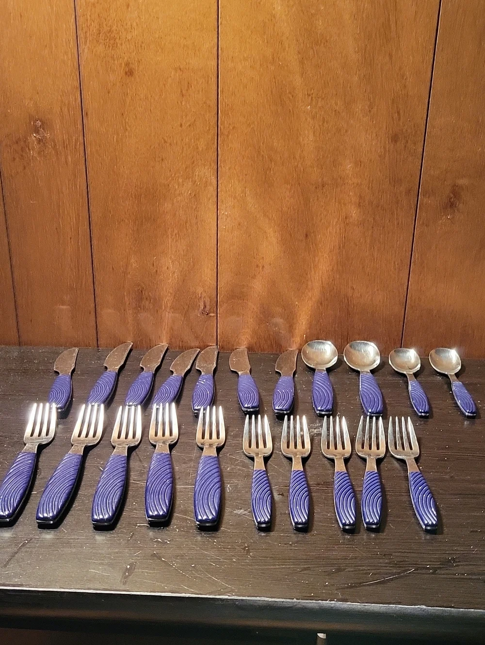 Vintage 1983 Yamazaki Japan Stainless Steel Flatwear Discontinued
